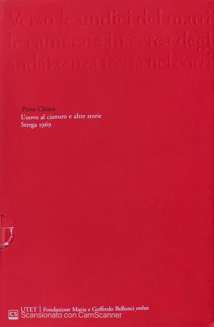 L'UOVO AL CIANURO E ALTRE STORIE - PREMIO STREGA 1969